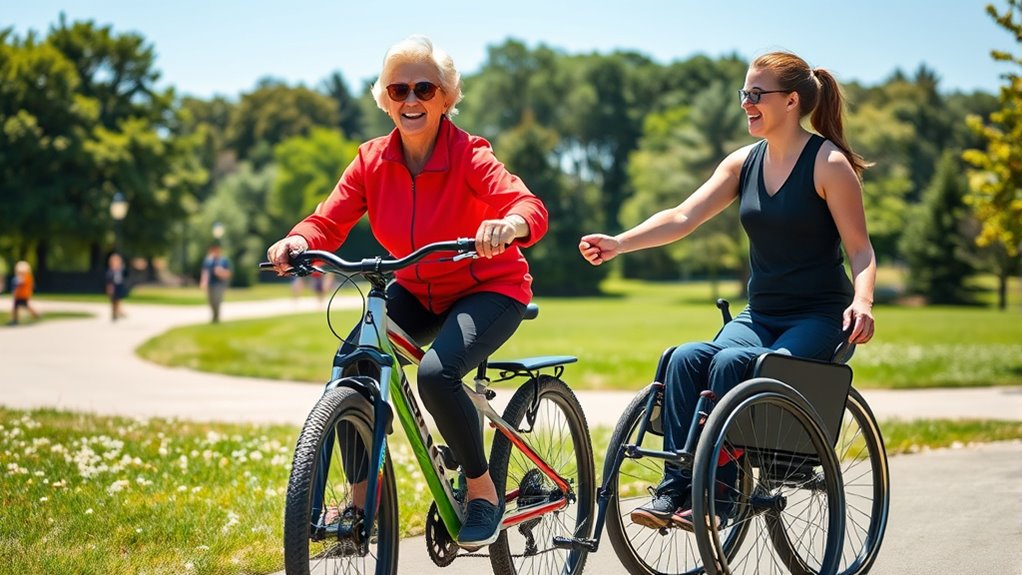 adaptive sports equipment enhances participation