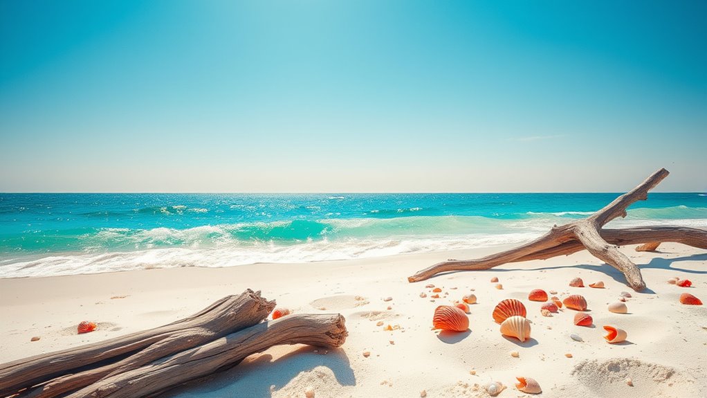 coastal hues evoke seaside tranquility