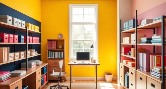 color coded room organization