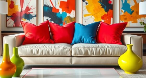 colorful accessories and artwork