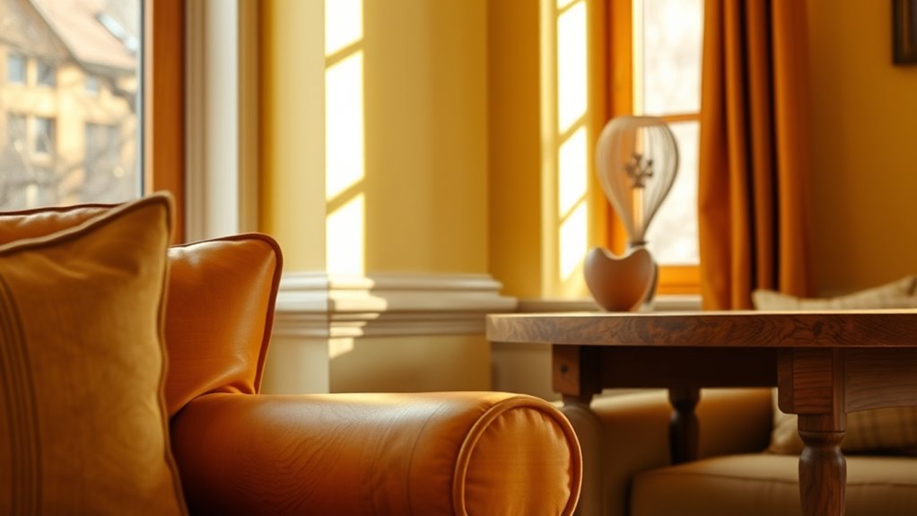 cozy warm wood tones