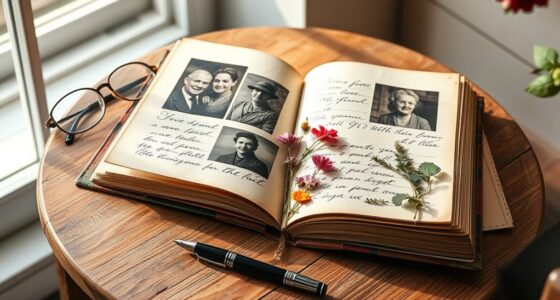create a family heritage album
