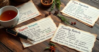 create custom family recipes