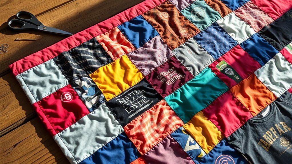 create sentimental memory quilt