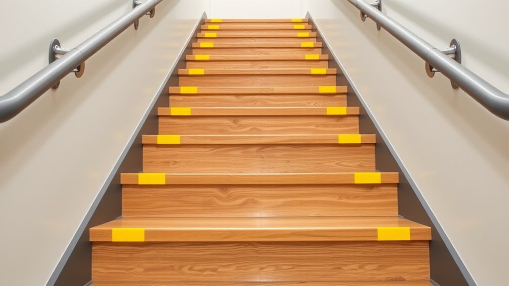 ensure safe staircase lighting
