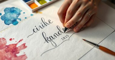 handwritten letters art prints