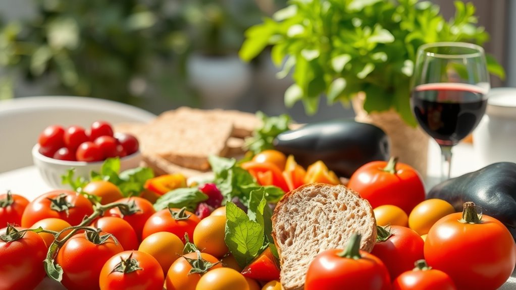 healthy aging through mediterranean modifications