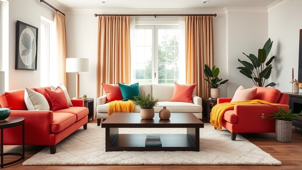 incorporate trendy colors