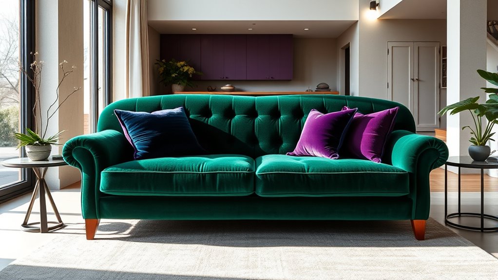 jewel tones with neutrals