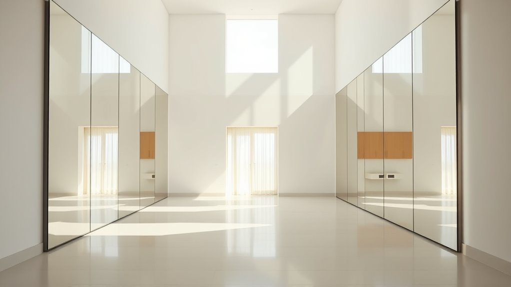 mirrors amplify light space