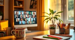 organizing online video meetings
