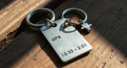 personalized coordinate keychains