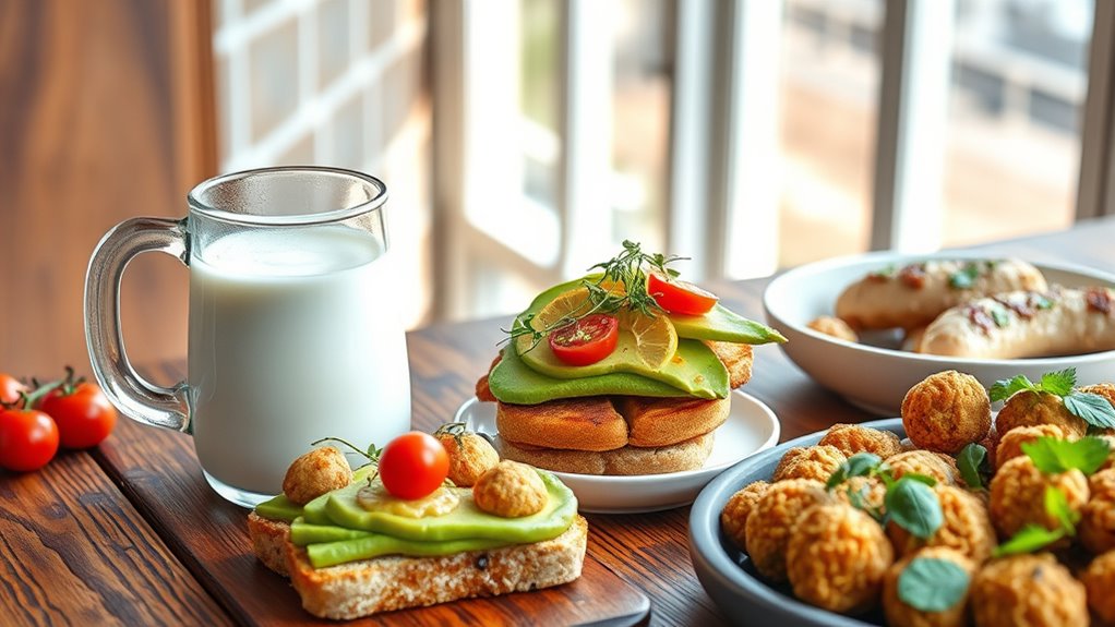 plant based dairy and meat