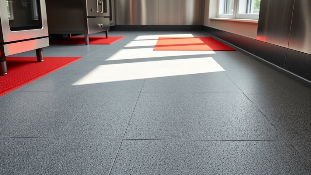 prioritize slip resistant finishes