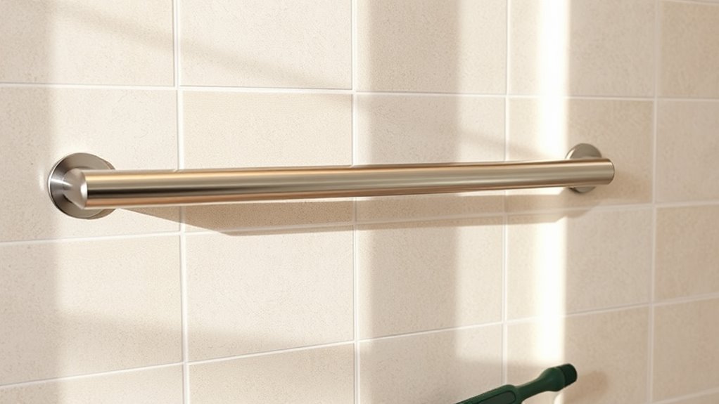 secure strategic grab bar installation