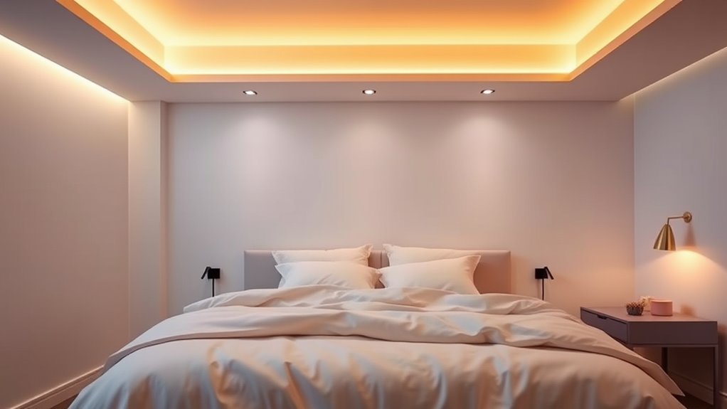 sleep enhancing light installation