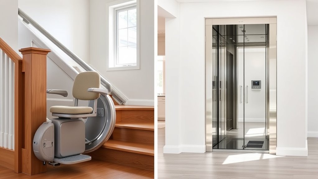 stair lifts versus elevators