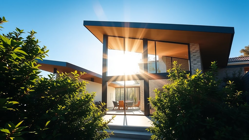 thermal mass and window orientation