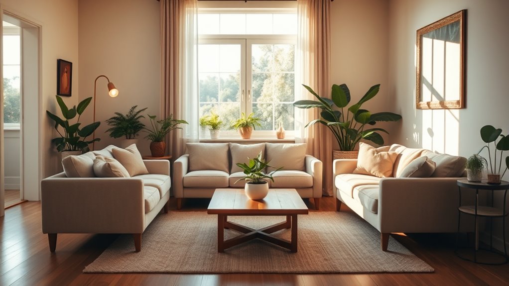 thoughtful furniture placement promotes harmony