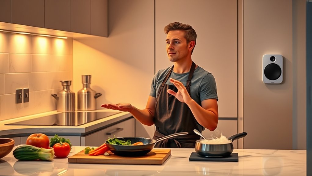 voice activated cooking assistance