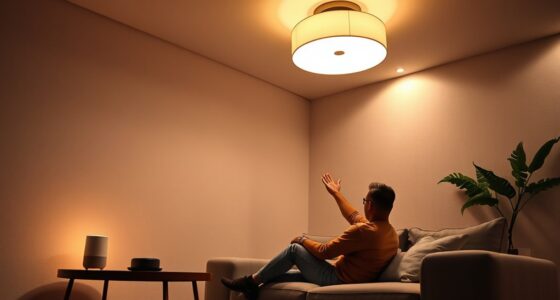 voice controlled lighting setup