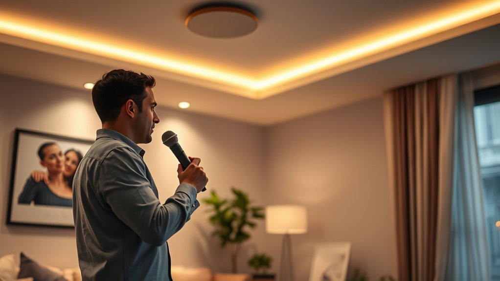 voice controlled smart lighting