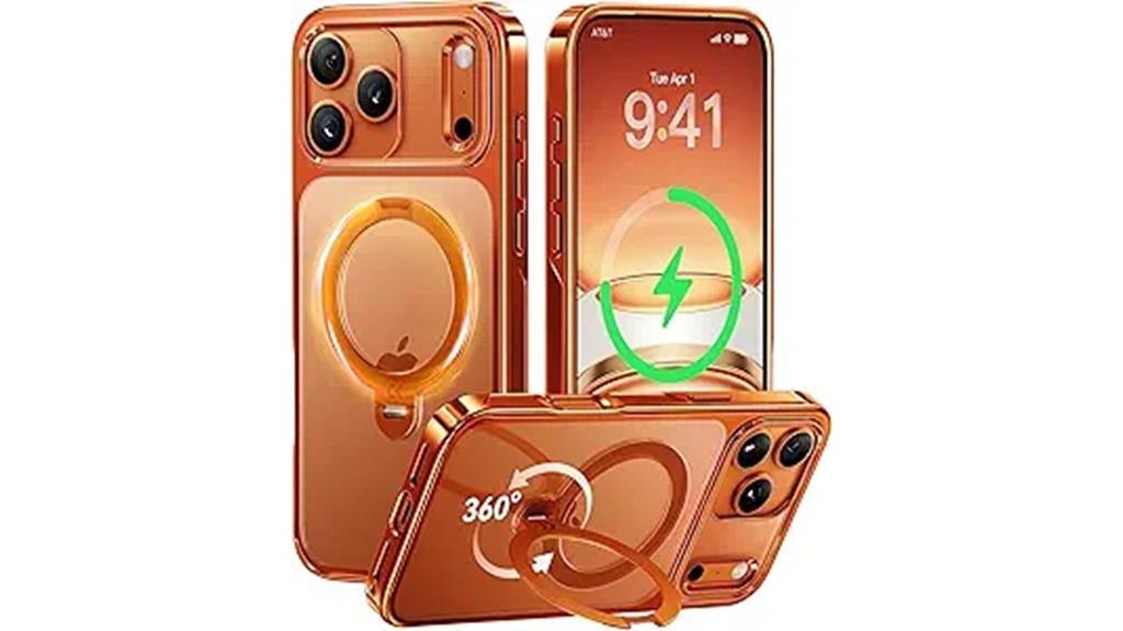 cosmic orange glossy iphone