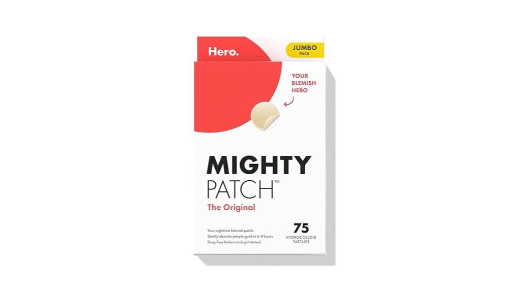 large set of acne patches
