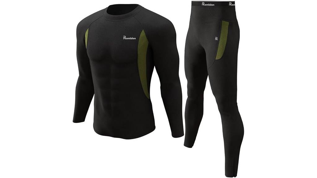 men s thermal underwear set