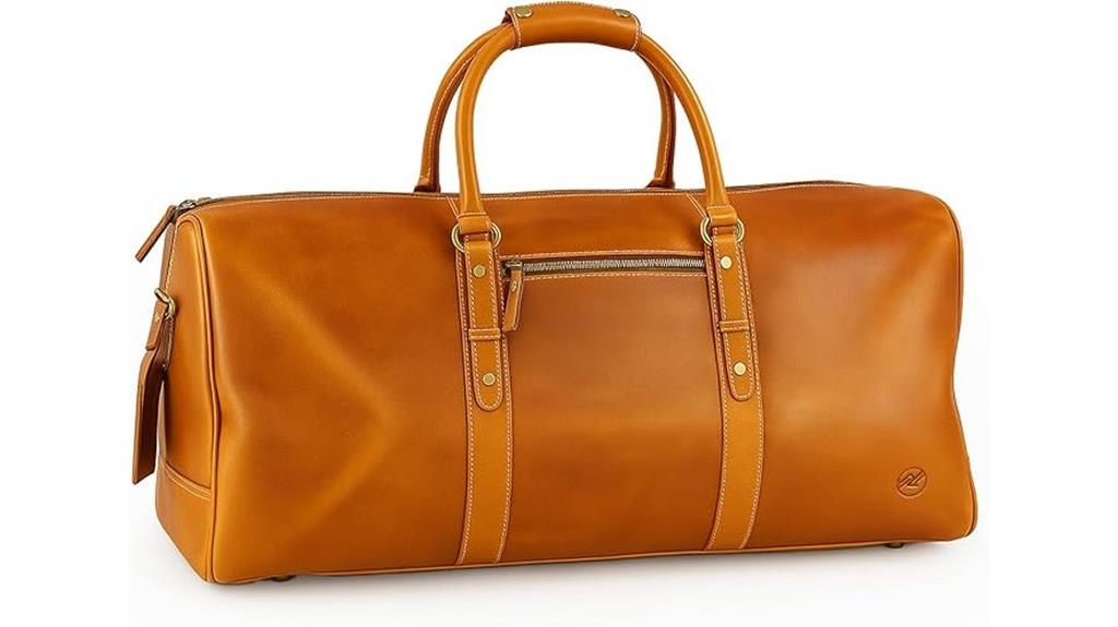 northridge full grain leather duffle