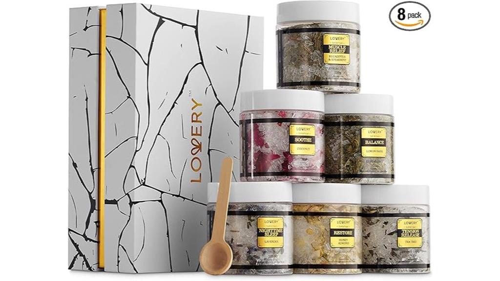 relaxing bath salts gift