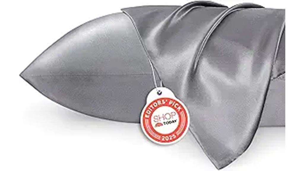 satin cooling pillowcases pack