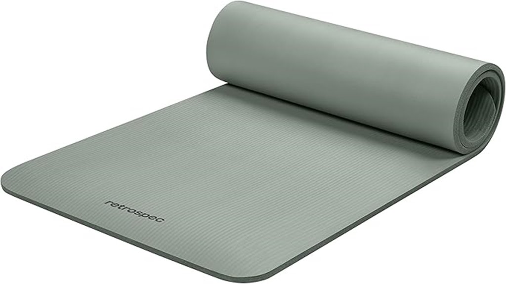 thick non slip yoga mat