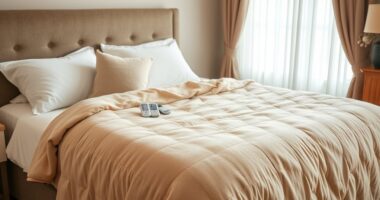 top king size dual control blankets