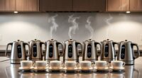 top temperature controlled electric kettles