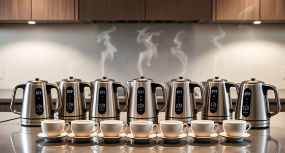 top temperature controlled electric kettles