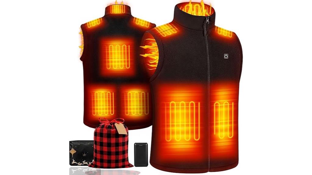 unisex heated vest with battery