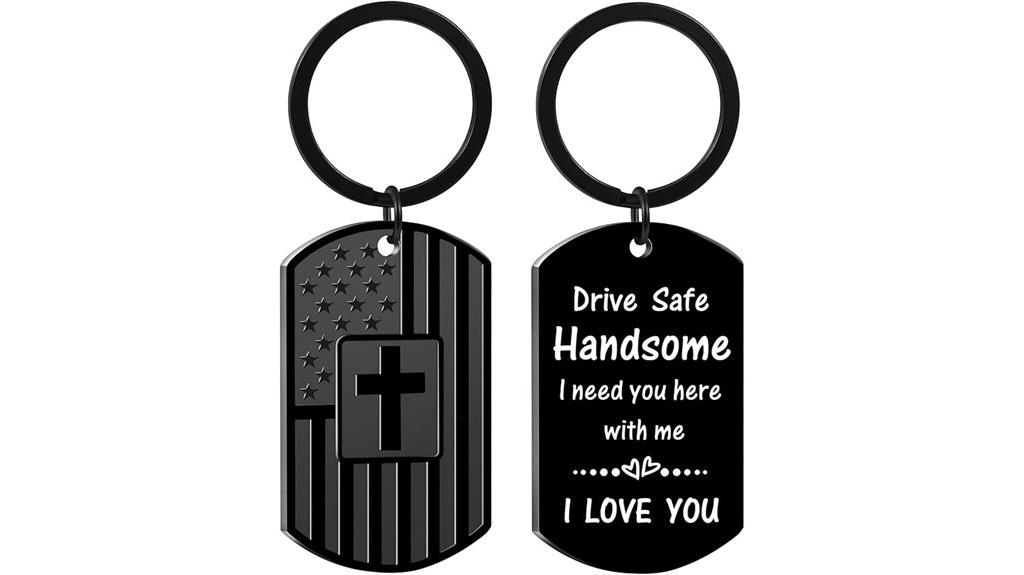 valentine s safe drive keychain