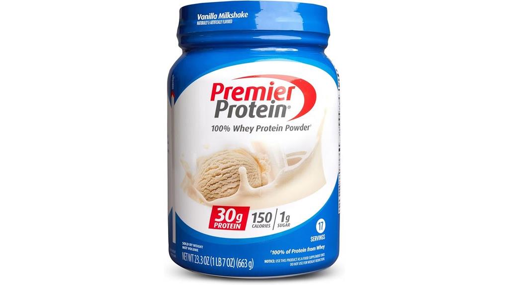 vanilla protein shake powder