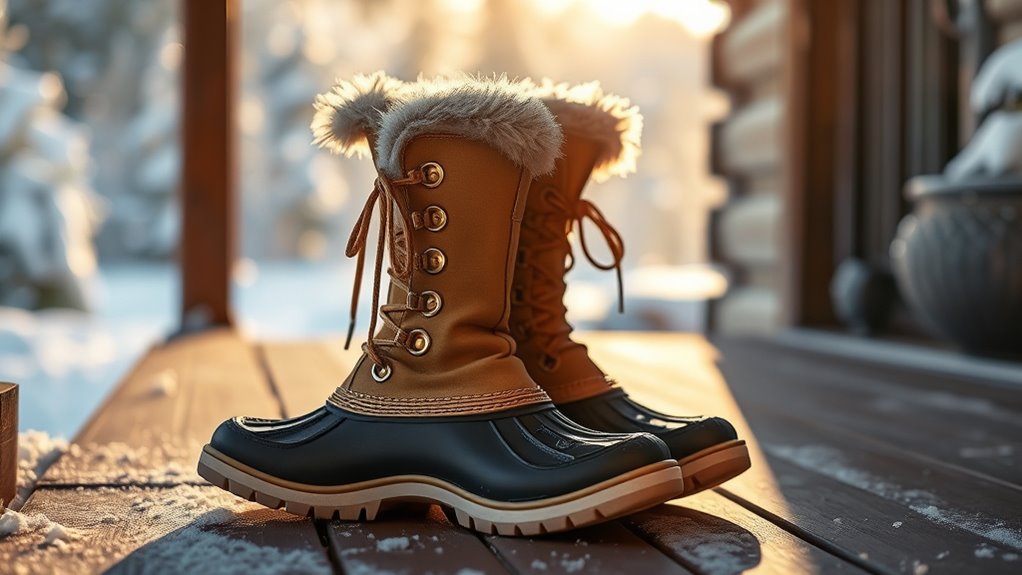 winter boots must be waterproof insulated
