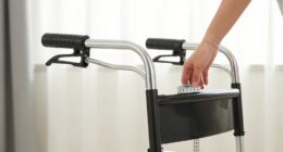 adjusting rollator handle height