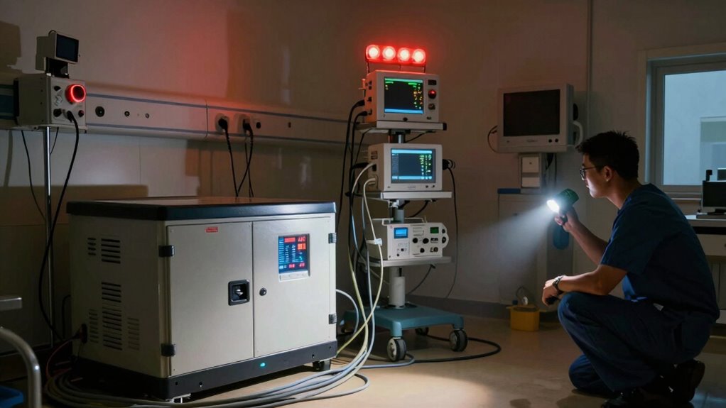 emergency power system testing