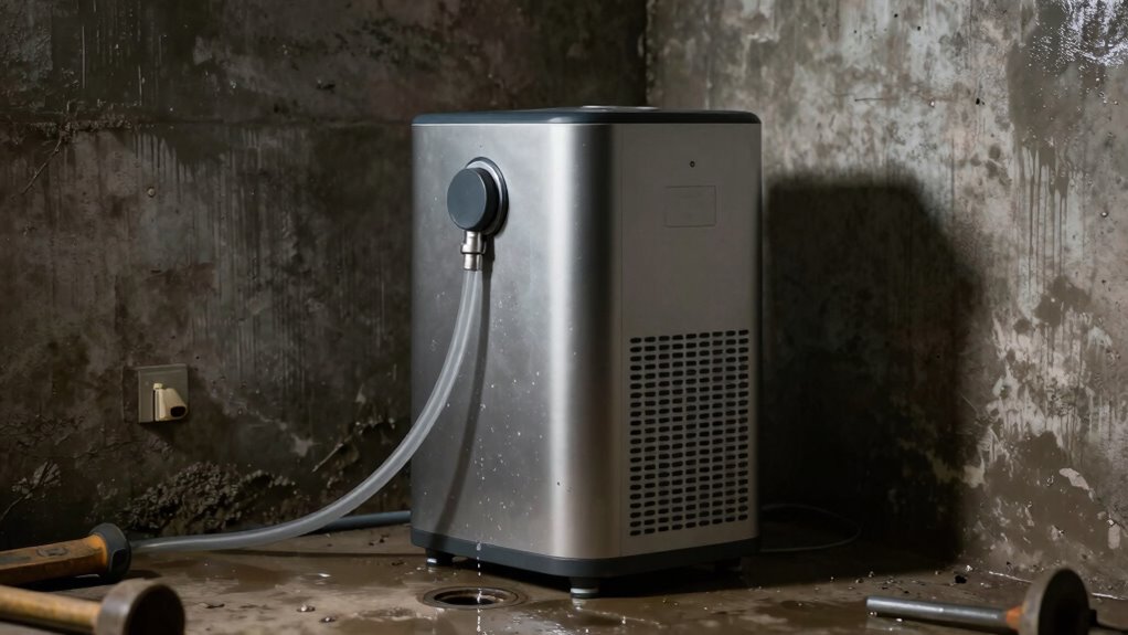 fixing dehumidifier drainage issues