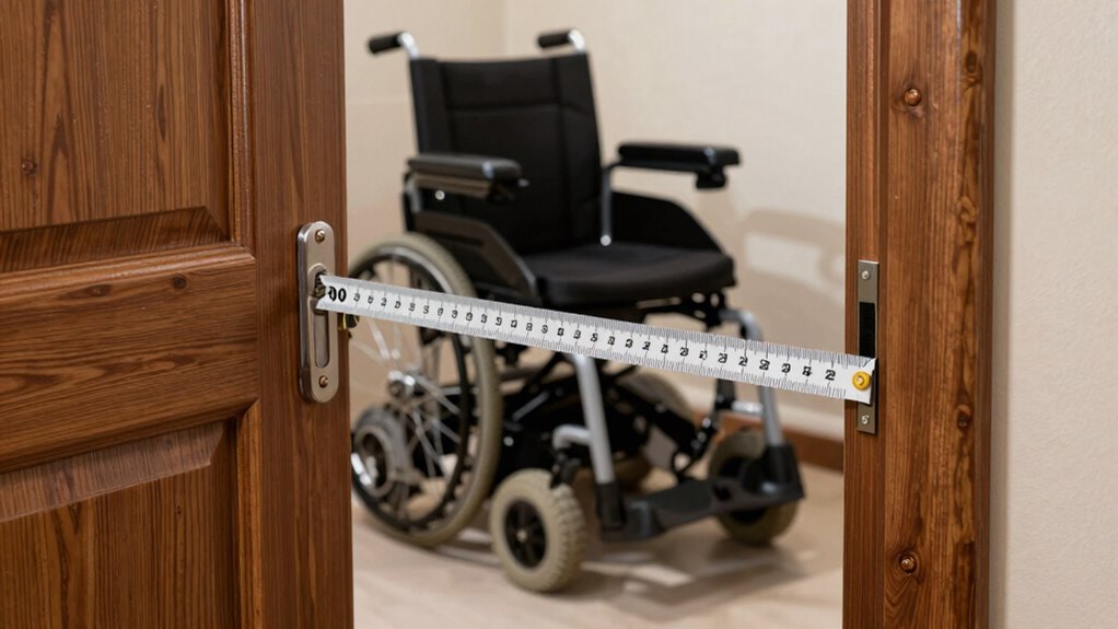 measure doorways for accessibility