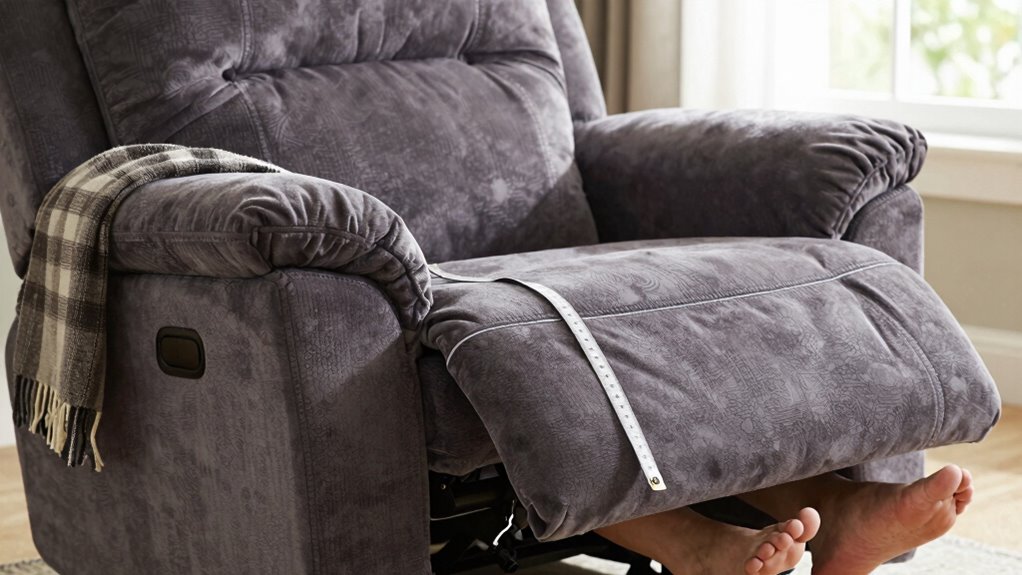 optimal seat depth comfort