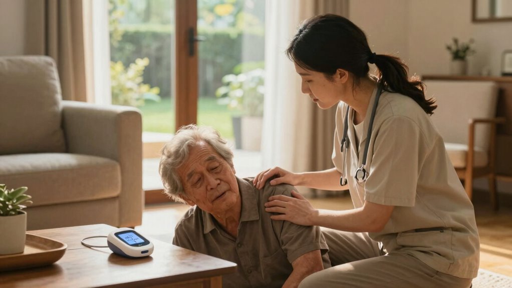 post fall caregiver communication strategies