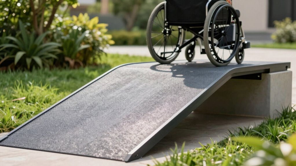 recommended wheelchair ramp slope