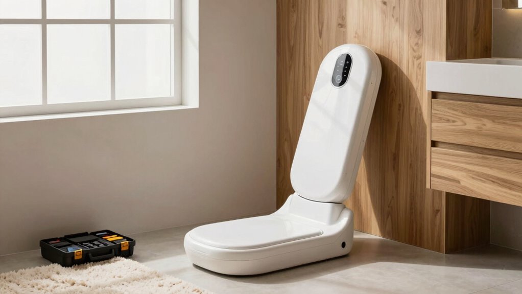 secure bath lift installation