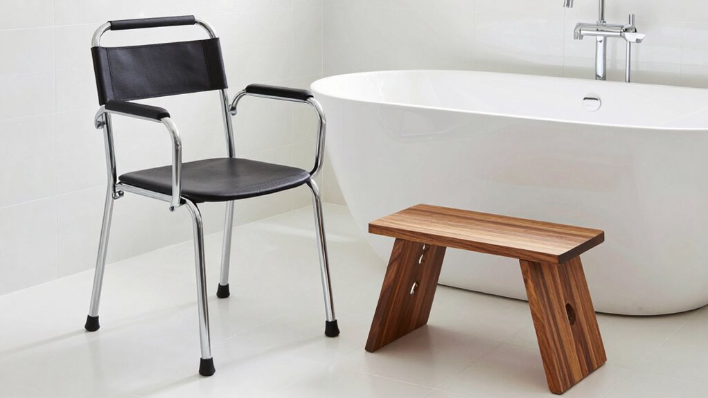 shower chair vs transfer bench