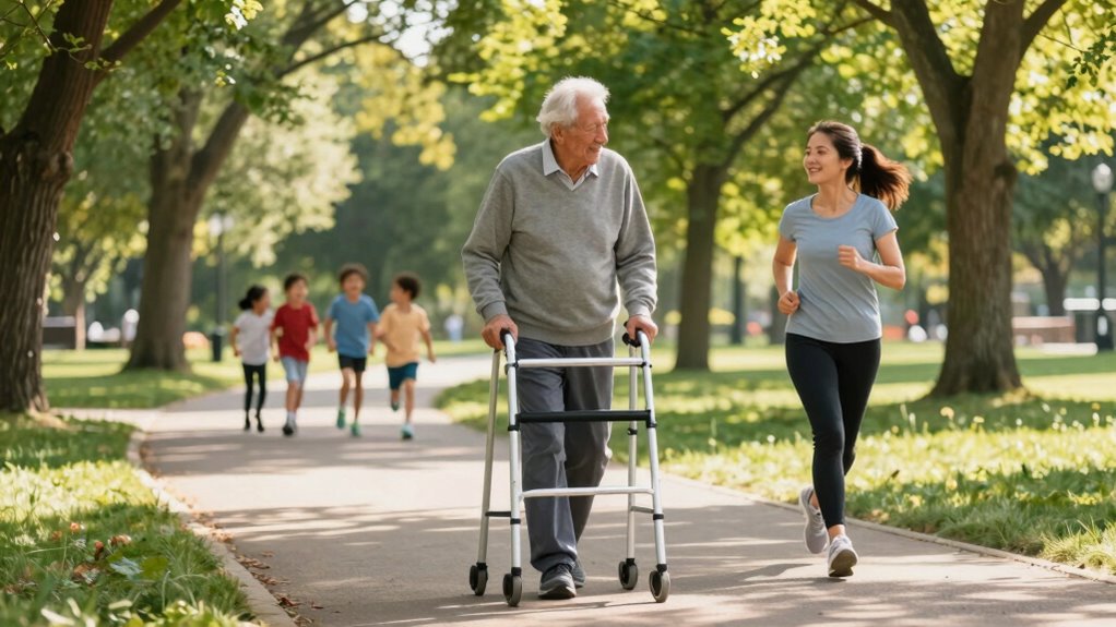 upright walkers enhance mobility